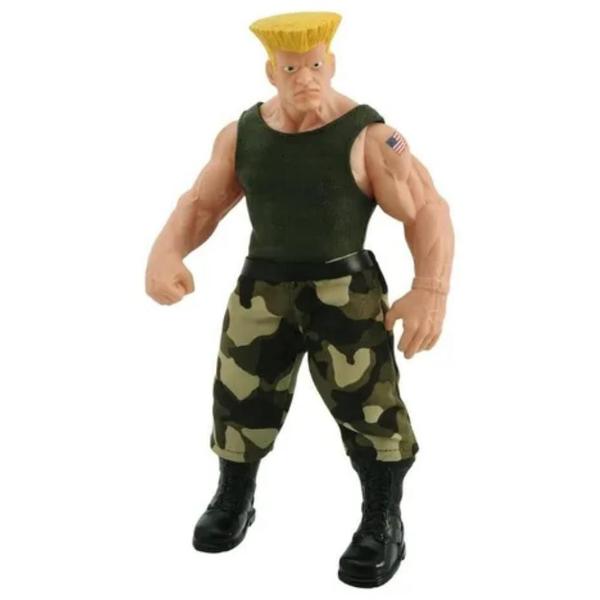 Imagem de Boneco Street Fighter Colecionável Brinquedo 43cm Guile