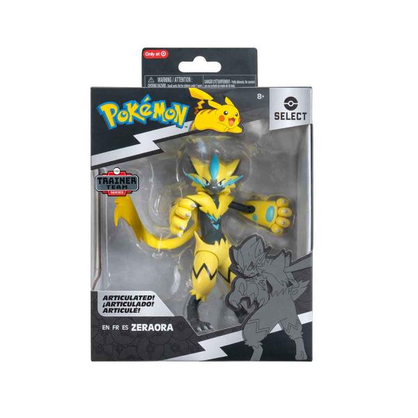 Imagem de Boneco Super Articulado Zeraora de 15cm - Pokémon