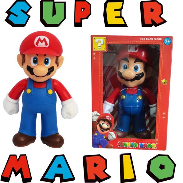 Imagem de Boneco Super Mario Bros 30Cm Articulador Coleçao Model:Mario