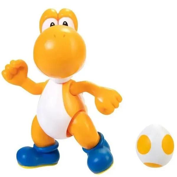 Imagem de Boneco Super Mario Candide Orange Yoshi 10cm 3007