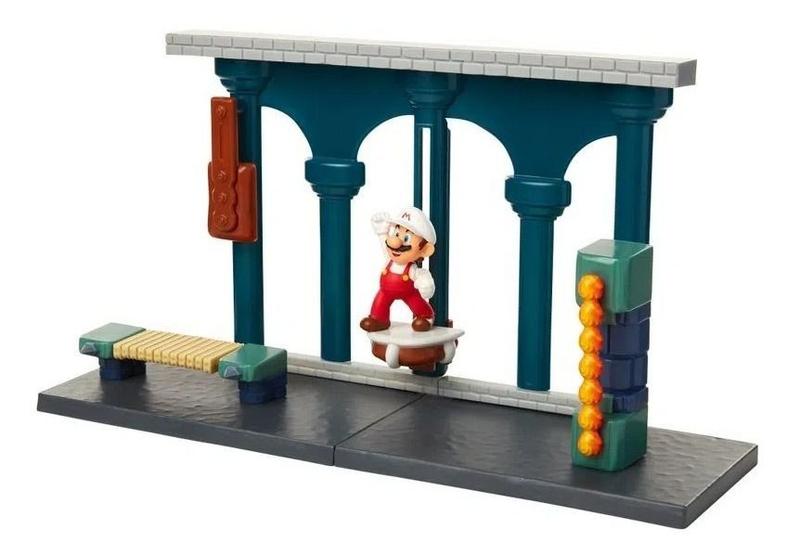 Imagem de Boneco Super Mario - Lava Castle Playset - Candide 3003