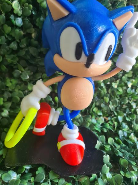 Imagem de Boneco Super SONIC Impressora 3D