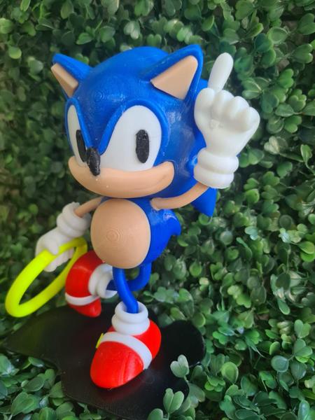 Imagem de Boneco Super SONIC Impressora 3D