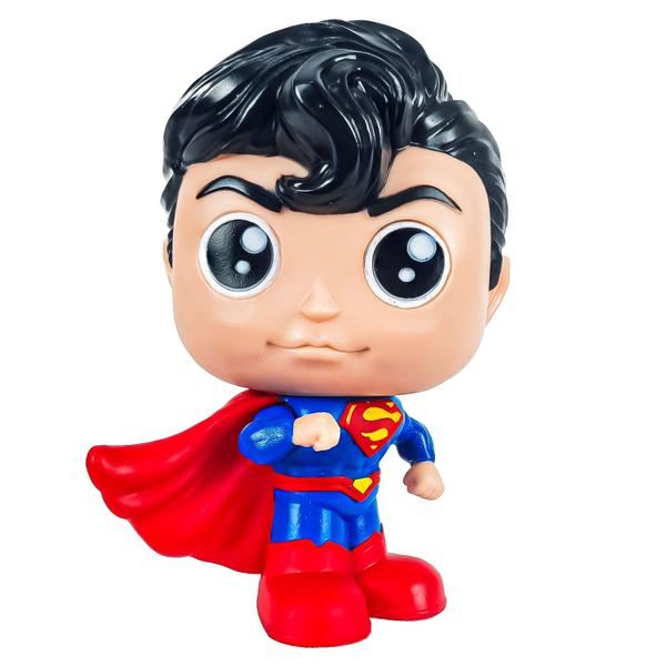 Imagem de Boneco Superman Colecionável Fandom Box 040 Super Homem DC Liga Da Justiça Líder Brinquedos