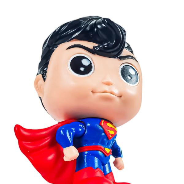 Imagem de Boneco Superman Colecionável Fandom Box 040 Super Homem DC Liga Da Justiça Líder Brinquedos