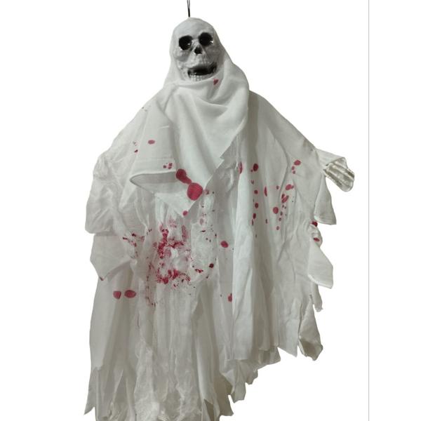 Imagem de Boneco Suspenso Caveira Halloween  Artigo de Festa Terro Decorativo