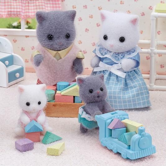 Imagem de Boneco Sylvanian Families Gêmeos Gatos Persas