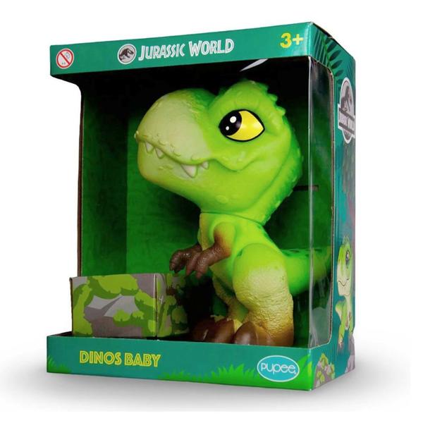 Imagem de Boneco T-Rex Baby Dinos Jurassic World Pupee - 1460