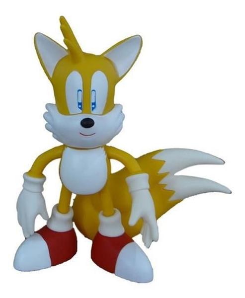 Imagem de Boneco Tails Grande Sonic Collection Articulado Aprox. 25 Cm