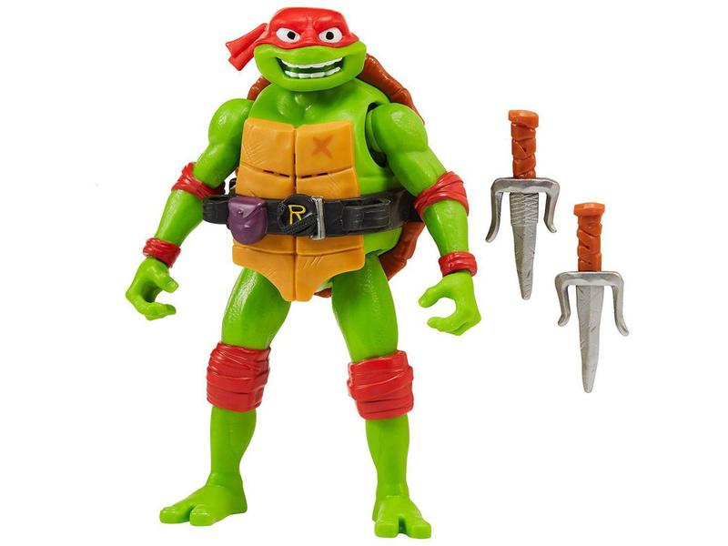 Imagem de Boneco Tartarugas Ninja Caos Mutante Leonardo - 25cm com Acessórios Sunny Brinquedos