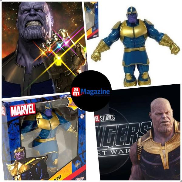 Imagem de Boneco Thanos 22cm Articulado Brinquedo Marvel Vingadores