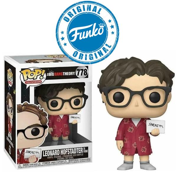 Imagem de Boneco The Big Bang Theory Leonard Hofstadter In Robe Pop Funko 778 - 889698385862