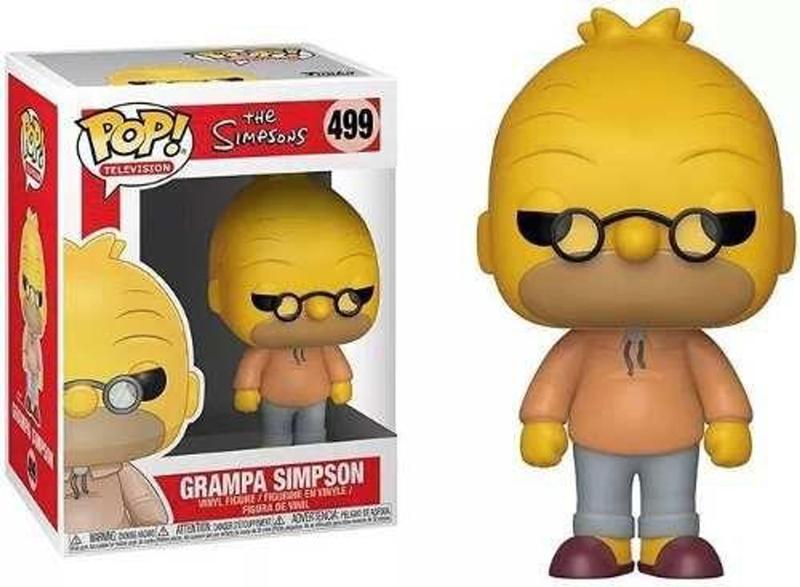 Imagem de Boneco The Simpsons Grampa Simpson Pop Funko 499 Original