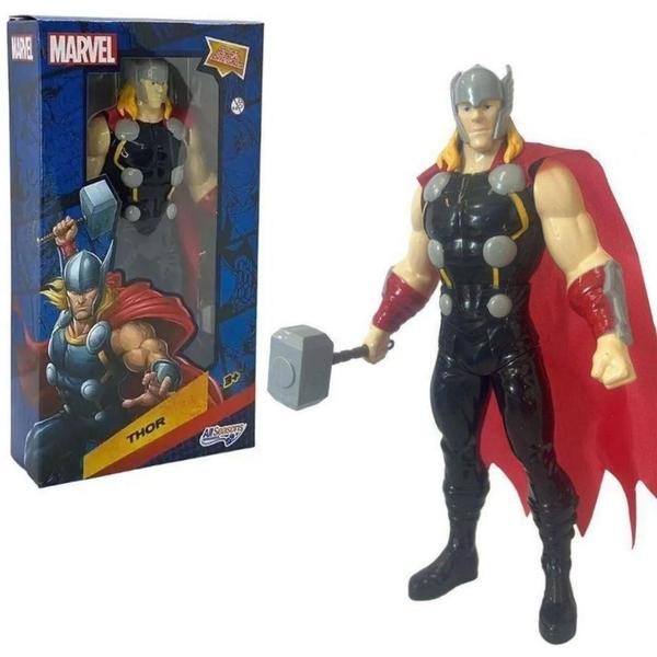 Imagem de Boneco Thor All Seasons Articulado Brinquedo Marvel Vingadores 22cm