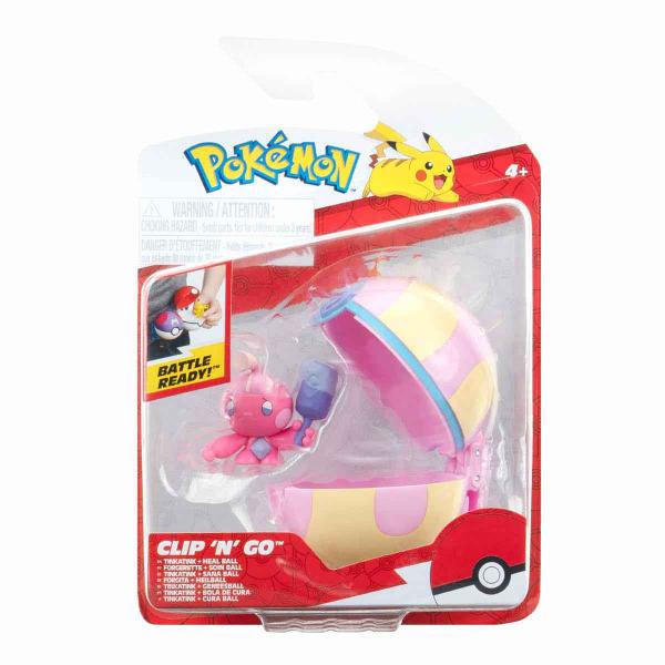 Imagem de Boneco Tinkatink com Pokébola Heal - Pokémon