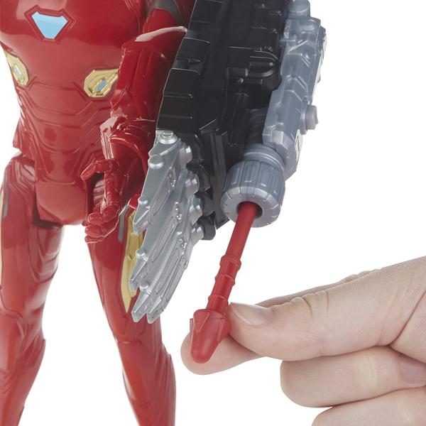 Boneco titan hero 2.0 homem de ferro, avengers, vermelho/amarelo - HASBRO Imagem de Boneco titan hero 2.0 homem de ferro, avengers, vermelho/amarelo