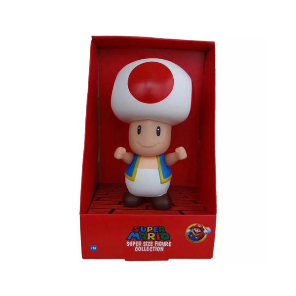 Imagem de Boneco Toad PVC 23cm - Super Mario Collection