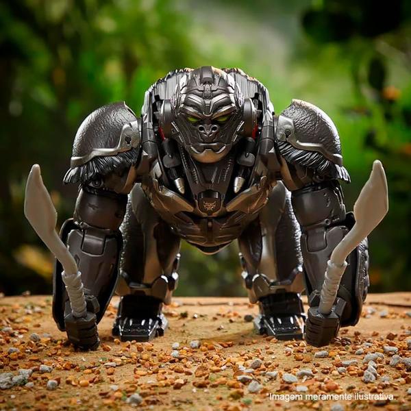 Boneco Transformers Optimus Primal Comand e Convert Animatronic
