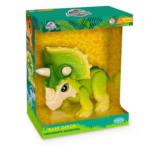 Imagem de Boneco Triceratops Dinos Baby Jurassic World - Pupee