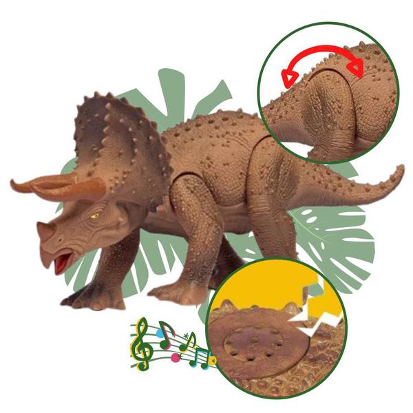 Imagem de Boneco Triceratops que Solta Som Cotiplas