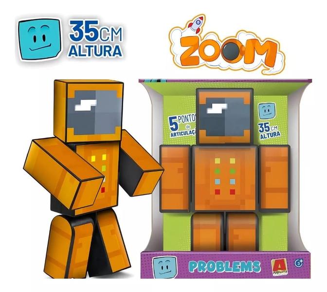 Imagem de Boneco Turma Problems Zoom 35cm - Minecraft  Gamers  Youtubers Streamers Brinquedo Original