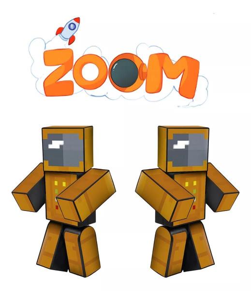 Imagem de Boneco Turma Problems Zoom 35cm - Minecraft  Gamers  Youtubers Streamers Brinquedo Original