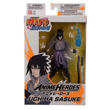 Imagem de Boneco Uchiha Sasuke Naruto Shippuden Anime Heroes Bandai