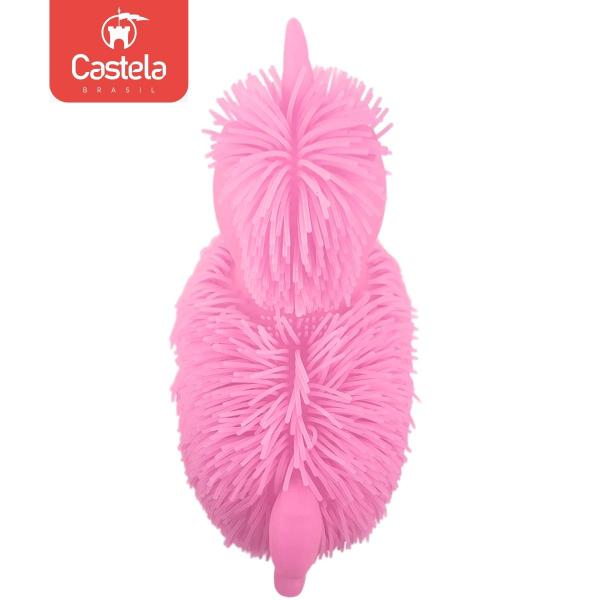 Boneco Unicórnio Estica e Aperta Anti Stress Luz Brilhante Divertido Rosa - Castela Imagem de Boneco Unicórnio Estica e Aperta Anti Stress Luz Brilhante Divertido Rosa - Castela