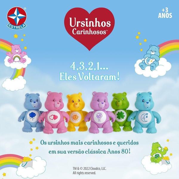 Imagem de Boneco Ursinhos Carinhosos Amorosa Care Bears Rosa Em Vinil