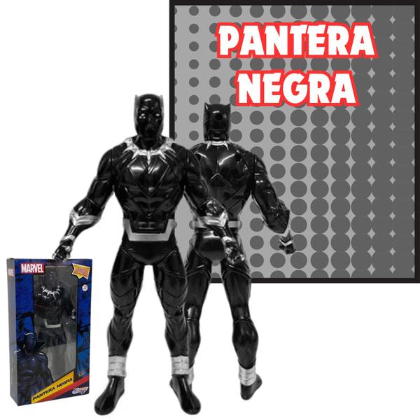 Imagem de Boneco Vingadores 22cm Pantera Negra Marvel Avengers Grande Original