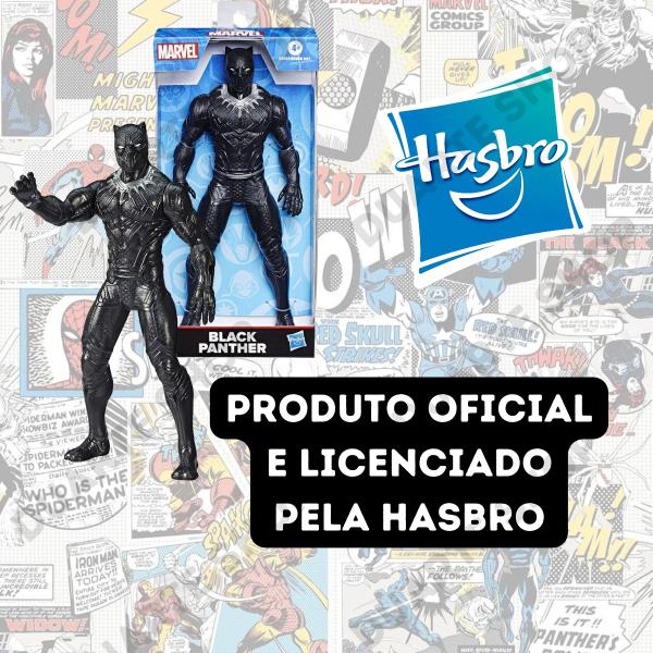 Imagem de Boneco Vingadores Marvel Pantera Negra Hasbro E5581 Wakanda Hasbro Oficial Licenciado Brinquedo Divertido Black Panther 