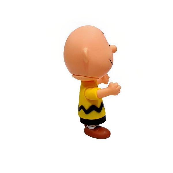 Imagem de Boneco Vinil Articulado Charlie Brown Turma Snoopy Peanuts 20cm 3074 - Lider Brinquedos