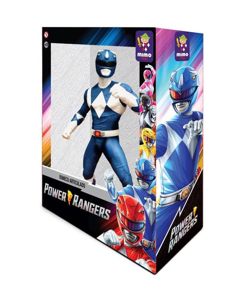 Imagem de Boneco vinil gigante Power Rangers 45 cm Azul