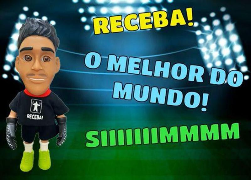 Imagem de Boneco Vinil Luva De Pedreiro Articulado Copa Do Mundo Qatar - KUBE TOYS