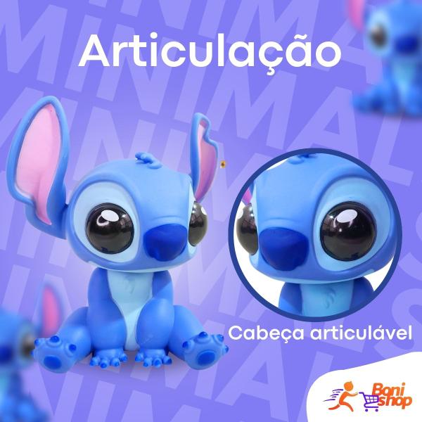 Imagem de Boneco Vinil Mini Stitch Disney Baby Coleconável Minimals