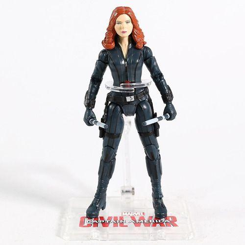 Imagem de Boneco Viúva Negra Black Widow Articulado Vingadores Marvel