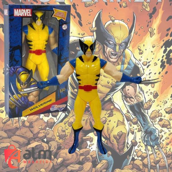 Imagem de Boneco Wolverine  Brinquedo Marvel X-men Garras Articulado Vingadores