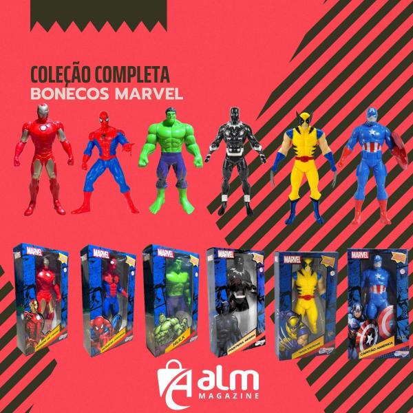 Imagem de Boneco Wolverine  Brinquedo Marvel X-men Garras Articulado Vingadores