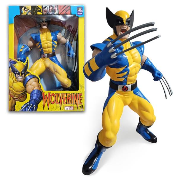 Imagem de Boneco Wolverine Marvel Figura Ação Gigante Articulado