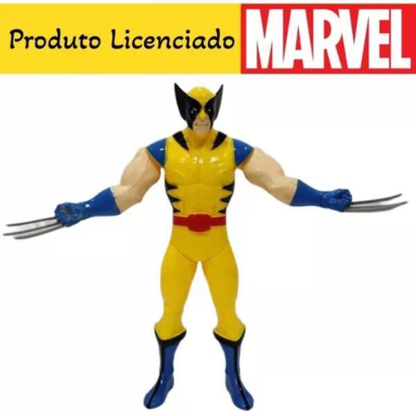 Imagem de Boneco Wolverine Xmen 22cm Marvel Vingadores Brinquedo