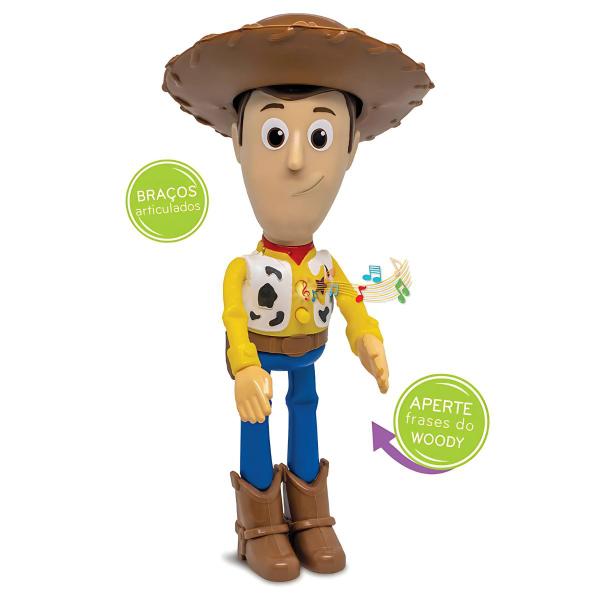 Imagem de Boneco Woody 23cm Fala Articulado Meu Amigo Elka Original