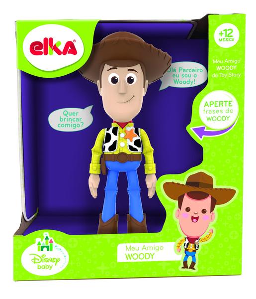 Imagem de Boneco woody com som-frases articulado toy story-elka