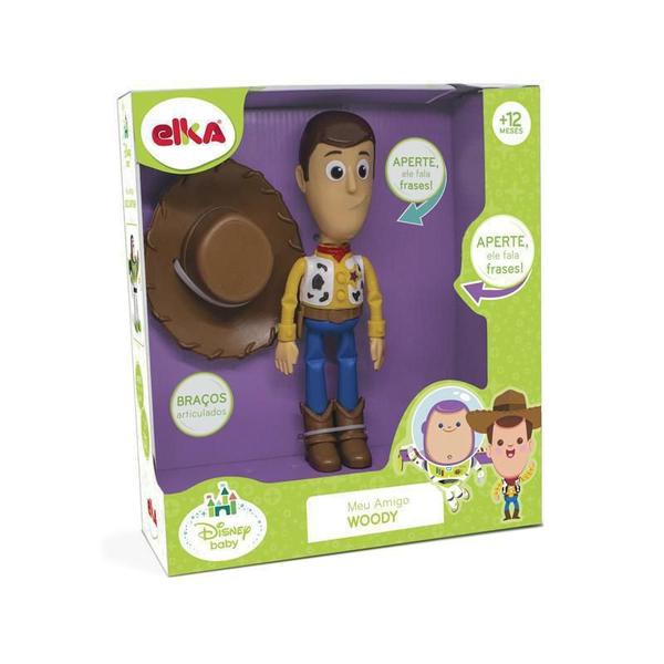 Imagem de Boneco Woody Toy Story Com Som Fala Frases - Elka