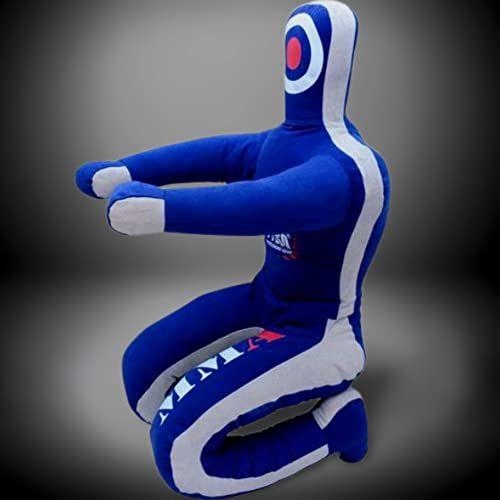 Imagem de Boneco Wrestling Stylso para treino de luta de jiu-jitsu, MMA e karatê - Sentado (Azul)