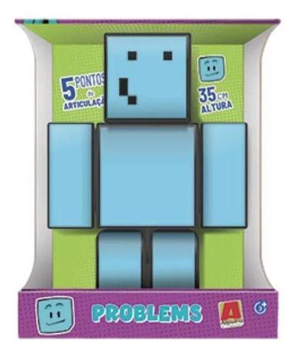 Imagem de Boneco Youtuber Minecraft Problems Grande 35cm Articulado