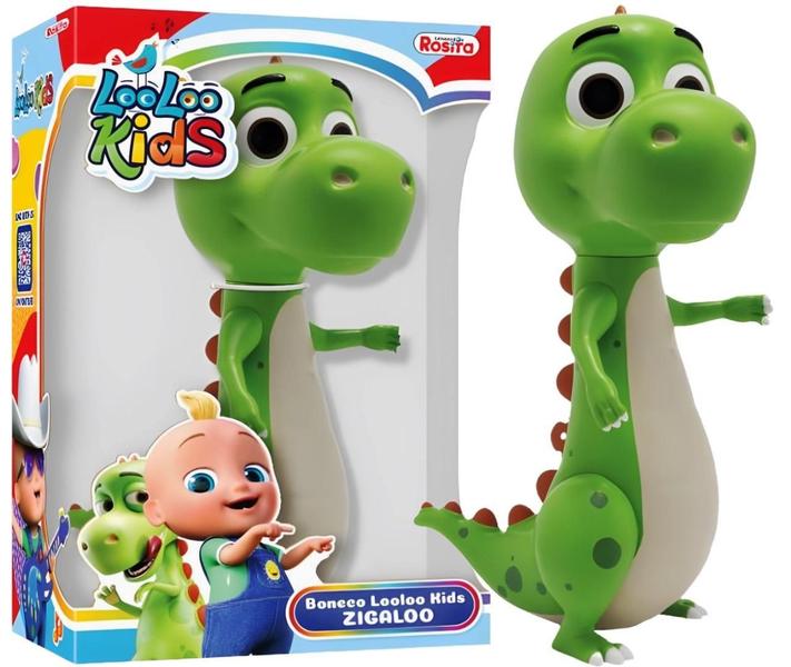 Imagem de Boneco Zigaloo LooLoo Kids Youtube Vinil 28cm