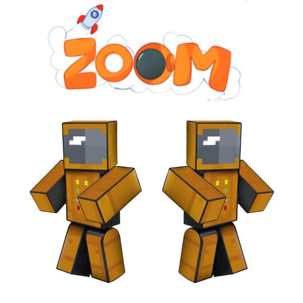 Imagem de Boneco Zoom Turma do Problems-Peq - 25cm-Minecraft Algazarra