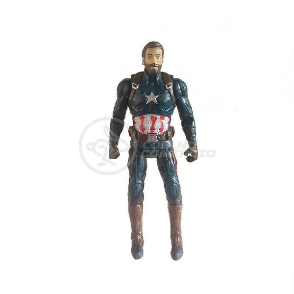 Imagem de Bonecos 17Cm Capitão America Thanos Falcão Pantera Negra