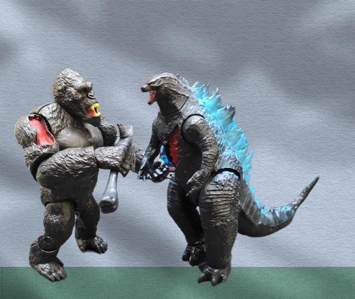 Imagem de Bonecos Articulados King Kong Vs Godzilla Rei dos Monstros