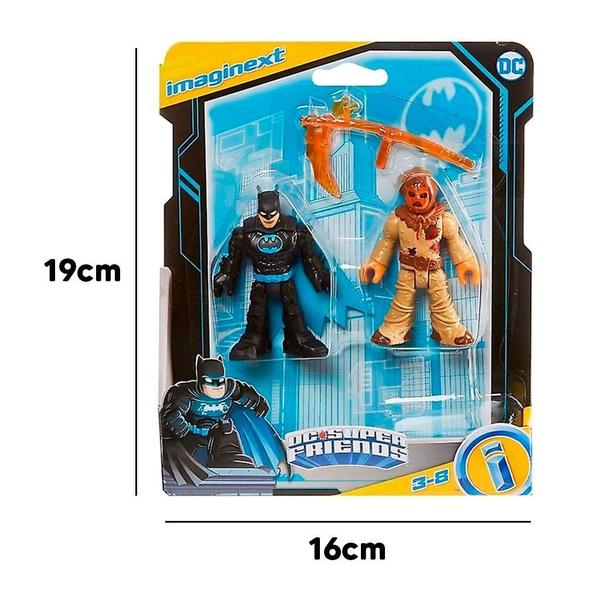 Imagem de Bonecos Batman E Espantalho Dc Super Friends M5645W - Mattel